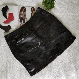 Forever 21 sequins mini skirt